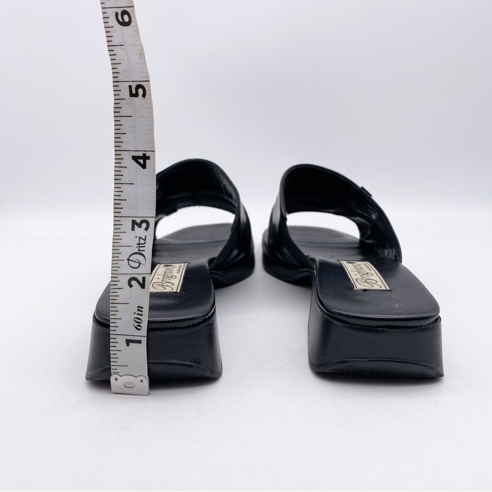 Brighton Tyra Black Leather Slides Size 6.5‎ - Picture 10 of 10